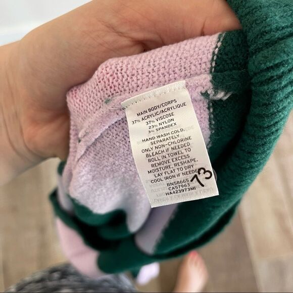 Halogen Atlantic Pacific Striped Bow Back Sweater - Picture 6 of 6